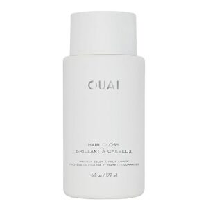OUAI Hair Gloss – In-Shower Shine Enhancer & Frizz-Fighting Glaze – Heat Protectant with Hyaluronic Acid, Rice Water & Panthenol – Free from Parabens, Phthalates & Sulfates (6 oz)
